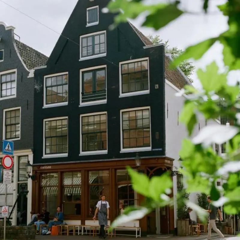 Hotel Calisto exterior in Jordaan Amsterdam