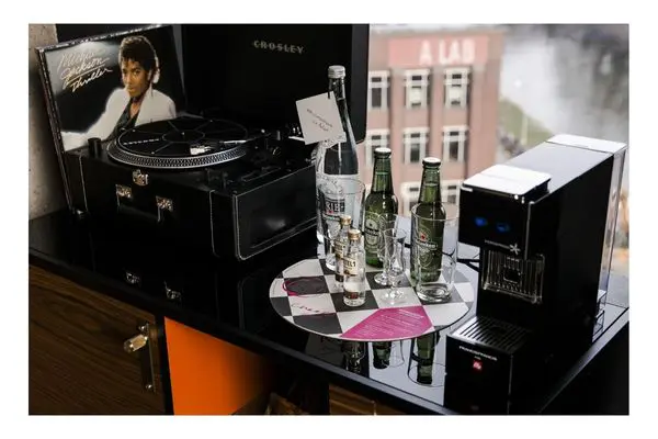 Sir Adam Hotel, Record Player in Room