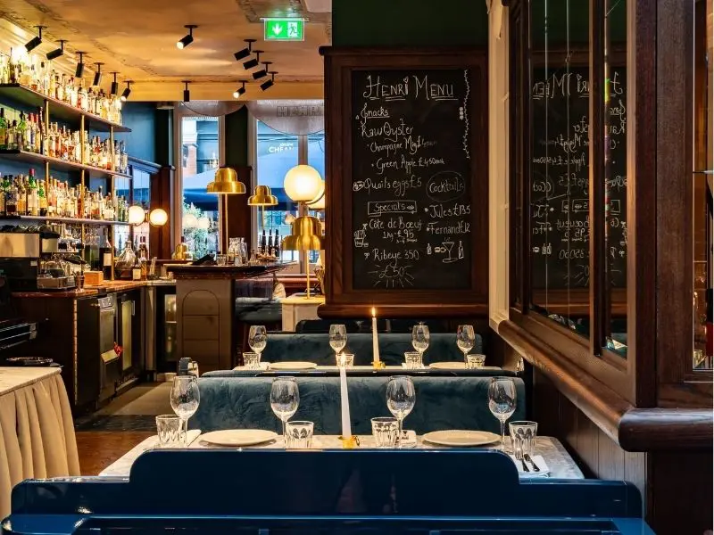 The Henrietta Hotel, Restaurant