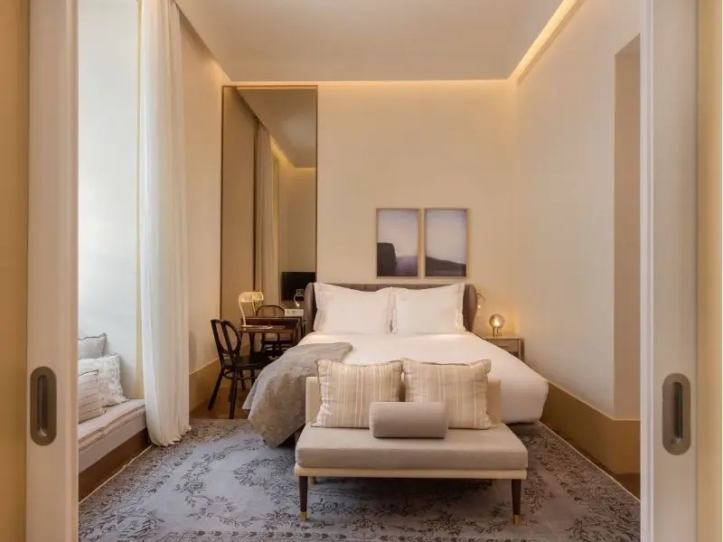 The Ivens, Bedroom, Best Hotels In Lisbon