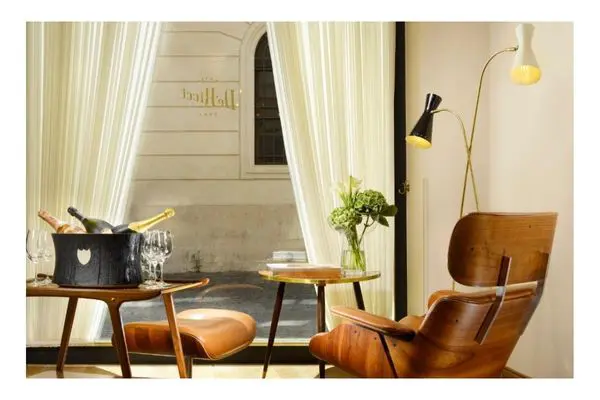 Hotel De’ Ricci, View From Bar Looking Out, Rome 