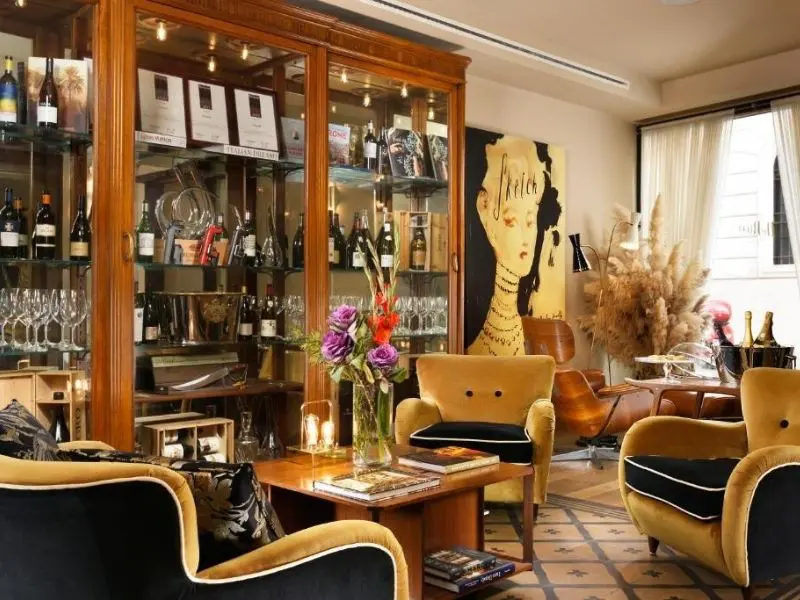 Hotel De’ Ricci, Lobby bar, Rome