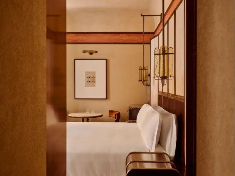Orient Express La Minerva, Bedroom Details, Boutique Hotels in Rome 