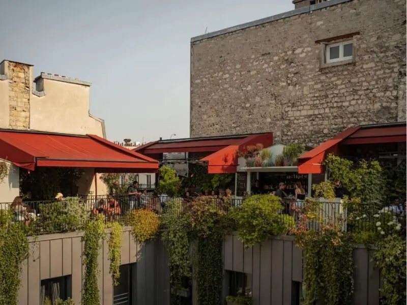 Hôtel des Grands Boulevards, Rooftop, Boutique Hotels in Paris 