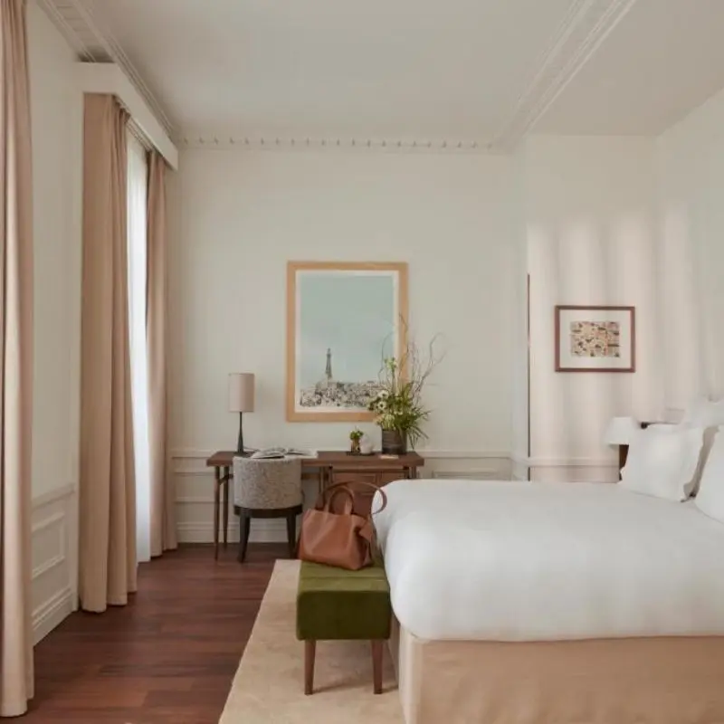 Maison Delano, Bedroom, Soft tones, Paris 