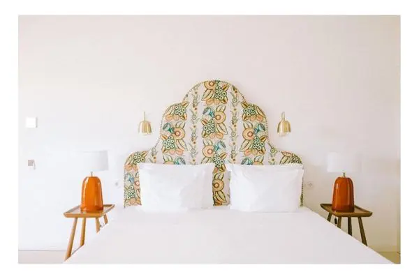 Interior of bedroom 