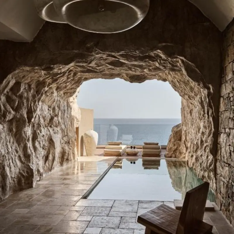 Acro Suites cave pool suite