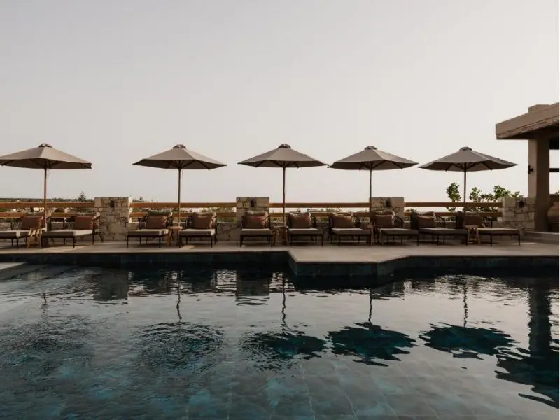 Momi Slow Living Hotel pool terrace
