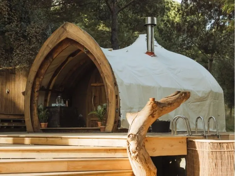 DOMA Portugal forest spa pod
