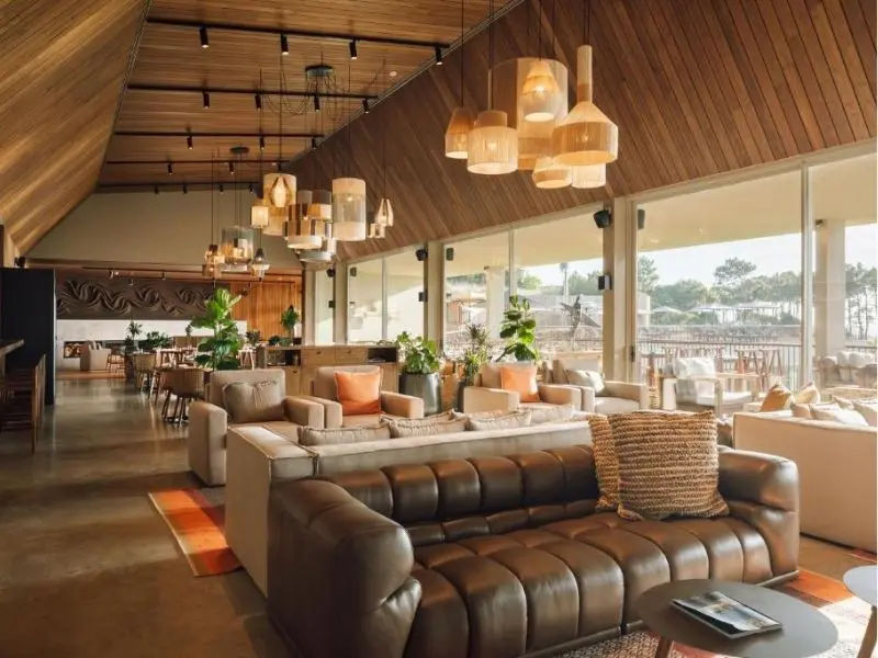 Immerso Hotel lounge interior in Portugal