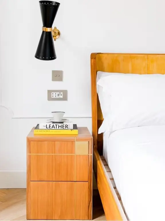 A Treasure in the Heart of Roman History, Bedroom and Bedside Table, Rome