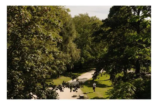 Conscious Hotels, View of the park from Bedroom