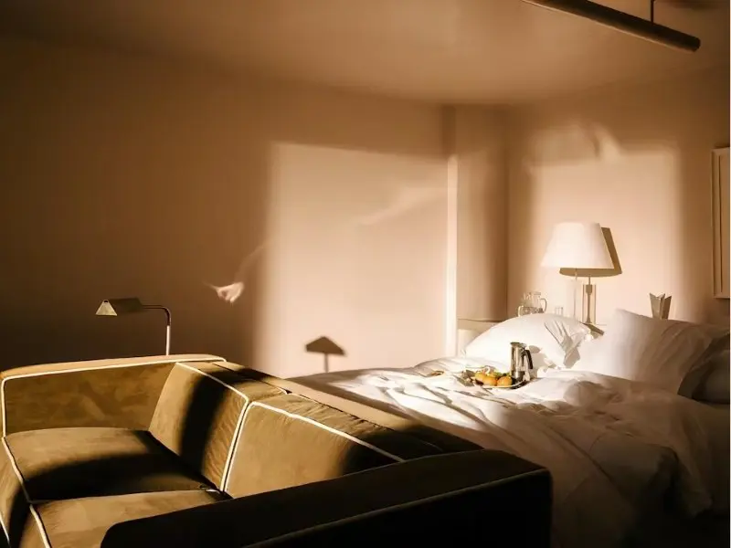 Flowers of Paris, Bedroom with sunlight, Paris 