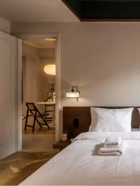 Immaculate Modern Kypseli Apt, Interior Shot of Bedroom, Athens 
