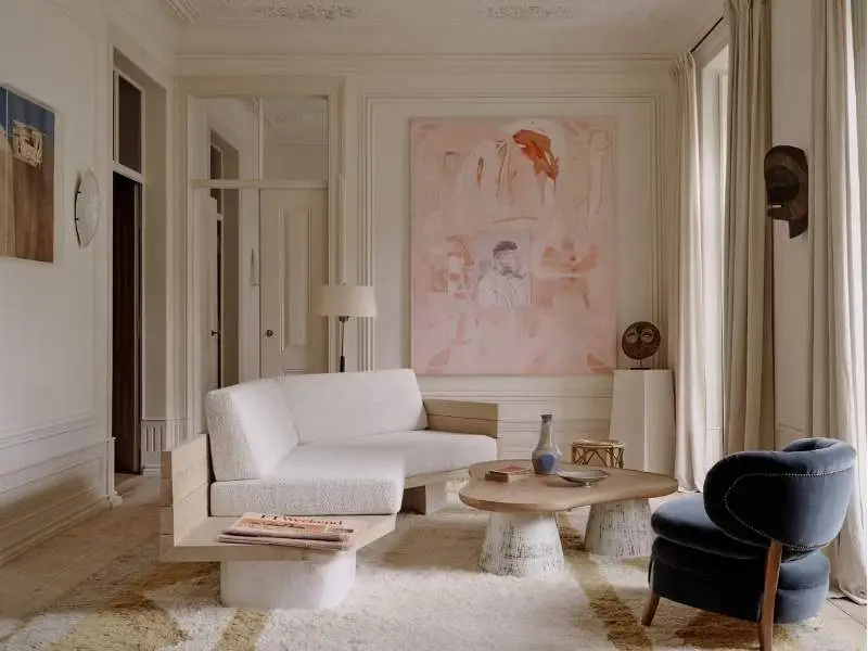 Little Jewel, Living Room with Designer Furniture and Artwork, Lisbon