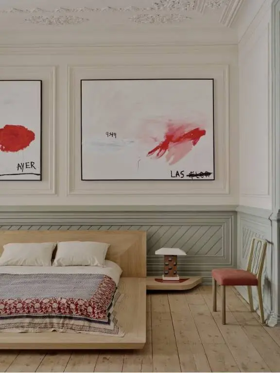 Little Jewel, Bedroom with Artwork, Lisbon
