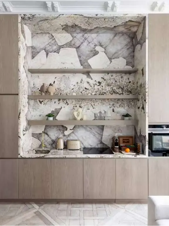 Louvre Actually, Marble Kitchen, Paris,