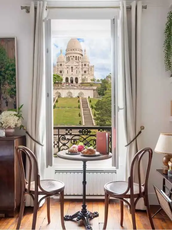 Magical view of Sacré-Cœur, Open Windows showing the Church