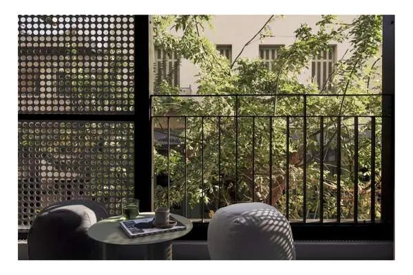 The Newel Metaxourgeio, Balcony from Bedroom, Athens 