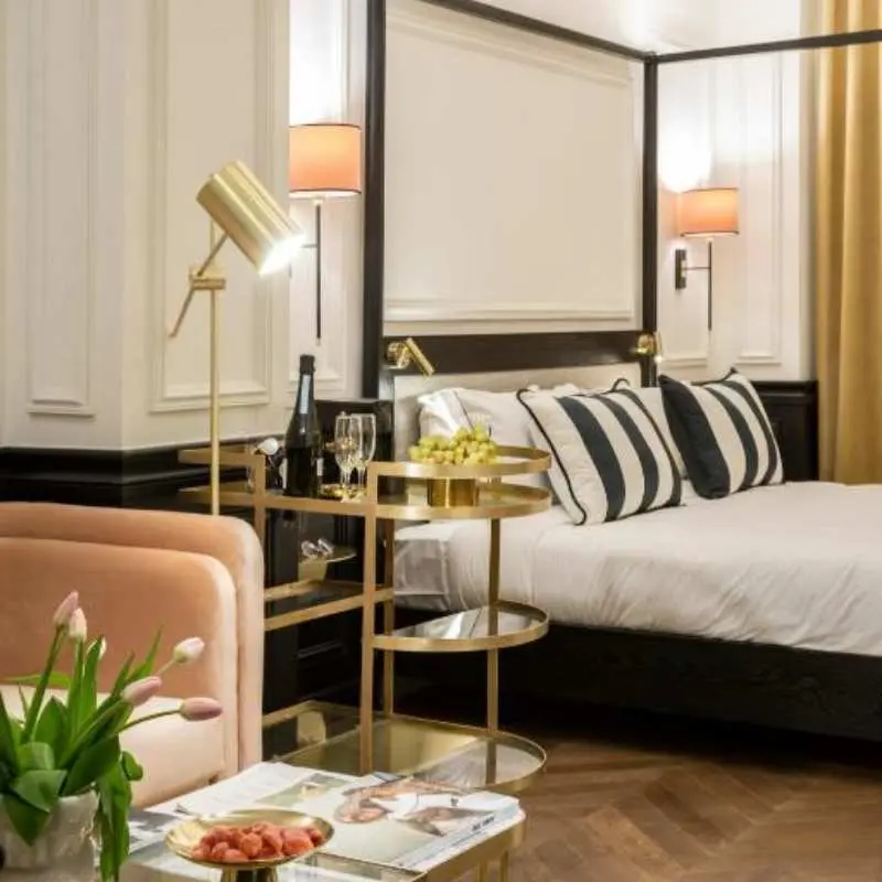 Villa Brown Ermou, Bedroom Interiors, Athens 