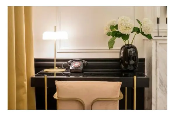 Villa Brown Ermou, Bedroom Desk Details, Athens 