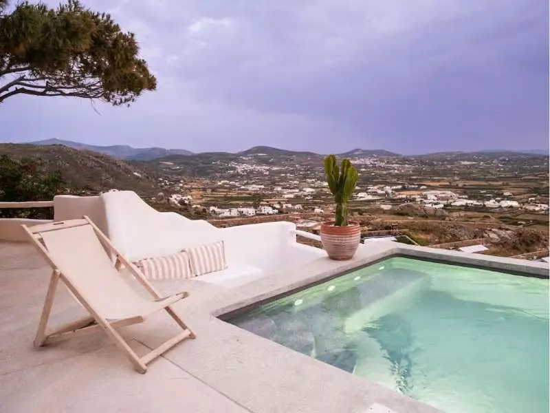 Best Airbnbs in Naxos Eye of Naxos villa. Unique view-private pool.