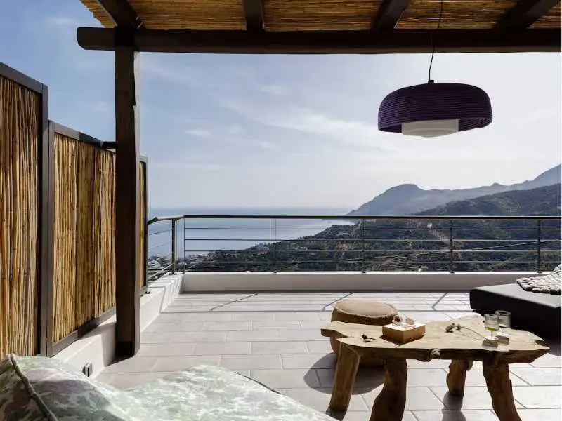 Fedra Suites sea-view terrace