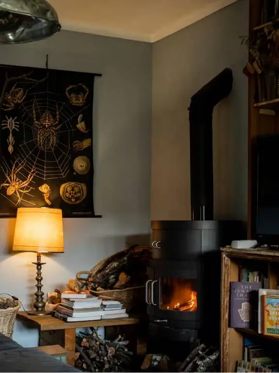 Interior with Fireplace 