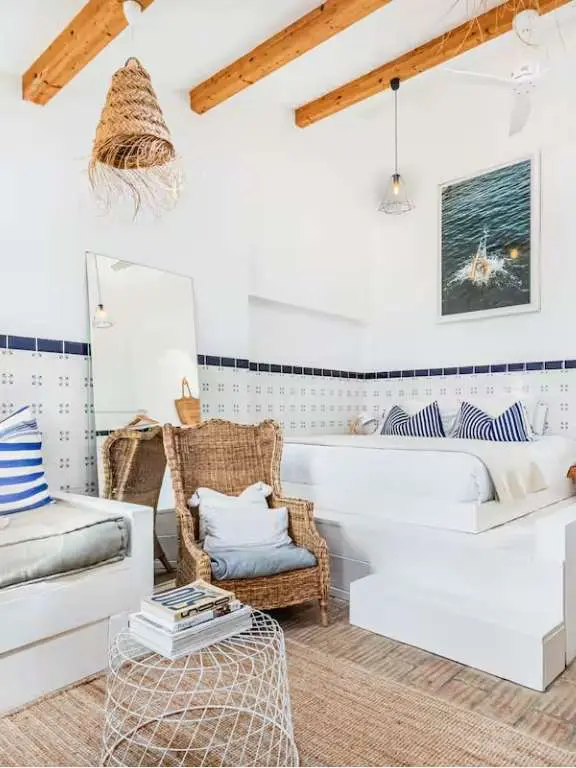 Interior of AirBnB and Bedroom 