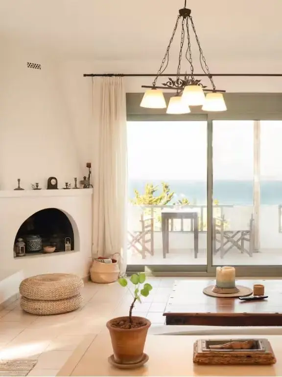 Villa Vido living room with sea view