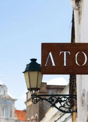 Exterior Sign of Restaurant