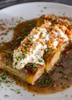 Braised Leek 