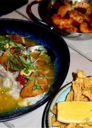 Plate of Food inside Brava 