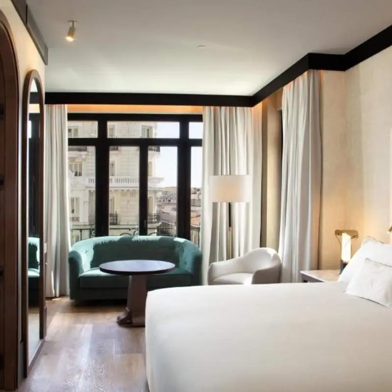 Bedroom at Hotel Montera, a Boutique Hotels In Madrid