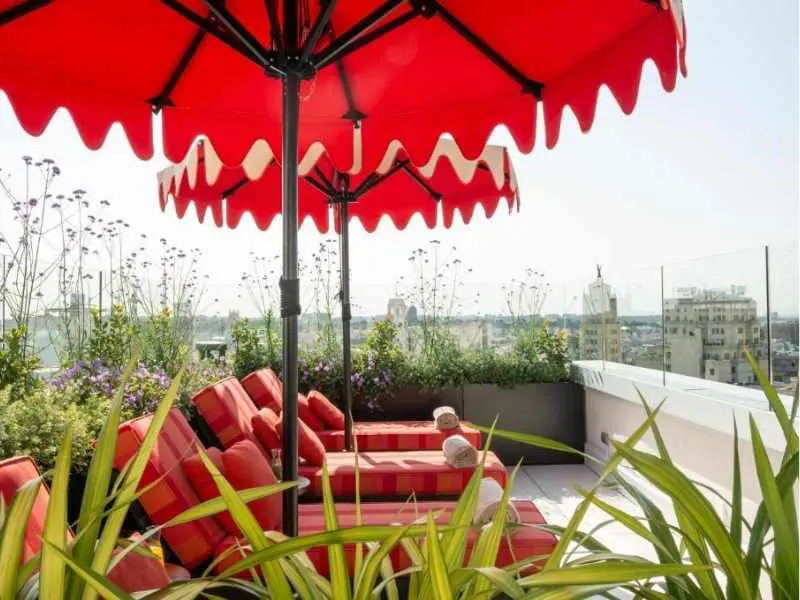 Rooftop at Hotel Montera, a Boutique Hotels In Madrid