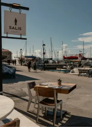 Salis Chania harbourfront restaurant terrace