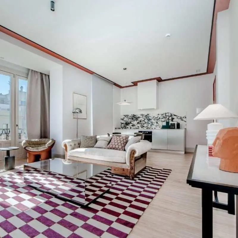 Living room at Apartamentos Soho Boutique Hoy No Me Puedo Levantar