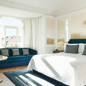 The Palace, Interior of Bedroom with Sunlight