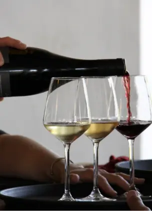 Wine Being Poured 