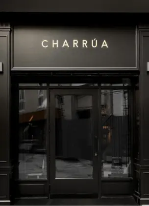 CHARRÚA, Exterior shot of sign, Madrid
