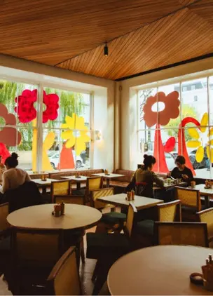 Granger & Co Notting Hill, Interior with Window Art 