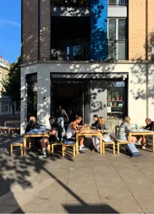 Layla Bakery, Sunny Terrace Outside 