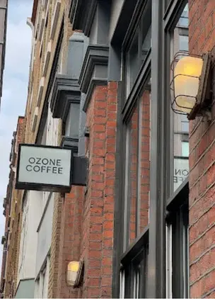 Ozone Coffee Roasters, Exterior Sign 