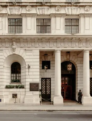 The Ned London exterior facade on Poultry in the City of London