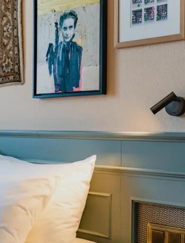 Hotel Mercier room interior in Amsterdam