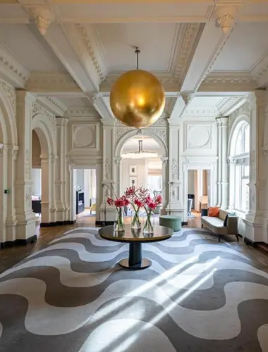Pestana Amsterdam Riverside hotel lobby interior