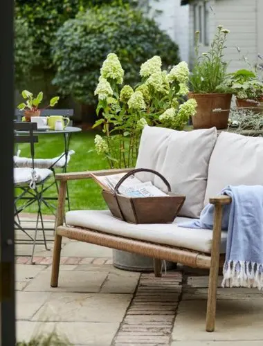 Walled garden at Room Mate Lime Tree hotel London