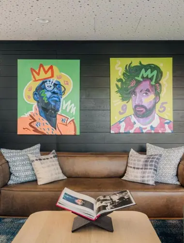 Sir Adam hotel lounge interior in Amsterdam