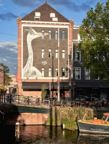 Sir Albert Hotel exterior in De Pijp Amsterdam