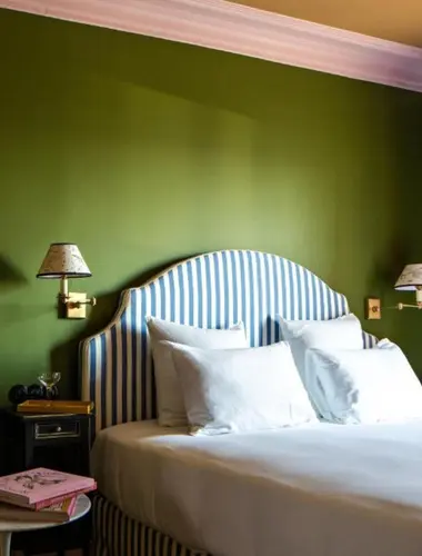 Hôtel des Deux Gares guest room in Canal Saint-Martin Paris hotel